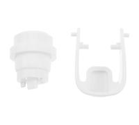 iplusmile Replacement Toothpaste Squeezer Parts with Silicone Pump and Plastic Push Rod for Automatic Toothpaste Dispenser Precise Dispensing in Bathroom