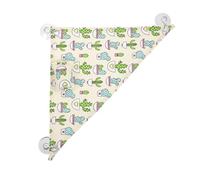 iplusmile Reptile Canvas Hammock Triangular Hammock Breathable Easy to Clean Canvas 12.97x12.97x18.86inch Pet Habitat for Reptiles Snakes Lizards