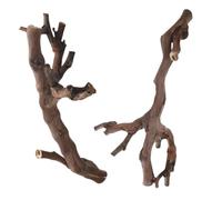iplusmile Reptile Tank Branch Decoration 2pcs Natural Wood Branches for Gecko, Sturdy Climbing Support, Terrarium Decor