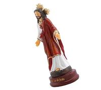 iplusmile Resin Jesus Sculpture Figurine Desktop Ornament Religious Statue for Home Decoration Compact Space Saving Design with Vivid Details Sturdy Lightweight Craft and