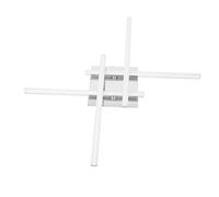 iplusmile Retro Industrial Style LED Ceiling Lamp Four Arm Wavy Unique Hanging Light for Indoor Decor Easy Install Vintage Light with Warm White Illumination