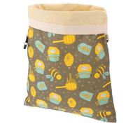 iplusmile Reusable Beeswax Bread Storing Bag with Buckle, Large Capacity Cotton and Beeswax Sourdough Bread Bag for Fridge Storage and Picnic Use