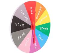 iplusmile Rotatable 20cm Plastic Prize Wheel with 12 Red Pointers, Wall-mounted Game Prize Wheel for ’ Party Supplies and Fortune Board Game Props