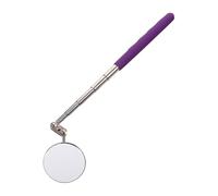 iplusmile Round Telescoping Inspection Mirror with Flexible Rotation Extendable Handle for Automotive Mechanics for Car Repair and Chassis Welding Inspections