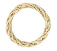 iplusmile Rustic Beige Wooden Grapevine Wreath Frame, Strong round Twig Wreath for Decorative DIY Crafts, for Easter and Parties Home Décor