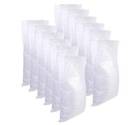 iplusmile Sandbags, for and Flood Protection White Waterproof Woven Water 16pcs with Stronger Structure Sturdy Pp Material Defence Barrier for Emergency