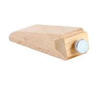 iplusmile Sanding Block For Wood - Wooden Sanding Board Sandpaper Holder - Adjustable Screw & Flexible Grinding Tool, 0.8in x 4.1in Sandpaper Retainer Polishing Tool