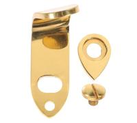 iplusmile Saxophone Thumb Rest with Hook 3pcs Metal Thumb Support Set for Alto Tenor Woodwind Instrument Replacement Part for Sax Clarinet Recorder Playing