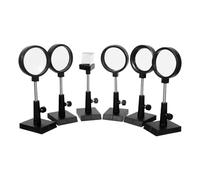 iplusmile Science Lab Optics Kit with Plane Mirror, Prism, Convex and Concave Lenses Physics Experiment Equipment for Science Class and Optical Physics Teaching