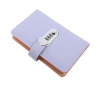 iplusmile Secure Lock Savings Binder with Password Lock Multifunctional Cash Organizer and Budget Planner Book Personal Finance Tracker for Secure Money Folder for Cash and Documents Double