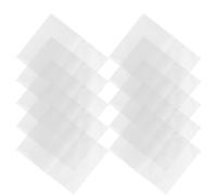 iplusmile Semi-permeable Membrane Cellophane Sheets 20x30cm 10pcs for Science Labs Educational Demonstration Membrane Film Teaching Aid Experiment Accessories
