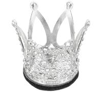 iplusmile Silver Tiara Helmet Decoration with Rhinestones for Motorcycle Electric Scooter Ski Helmets Lightweight Accessory