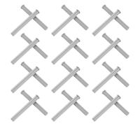 iplusmile Small Particle Building Blocks 1x5 Cross Axle Replacement Shaft Parts, Light Grey Plastic Building Brick Components for DIY Construction and Educational Play Sets