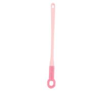 iplusmile Soft Pink Foot Brush with Long Handle for Shower Use, Featuring Silicone Bristles for Toe Cleaning and Exfoliating Dead Skin, Stylish and Elegant Design for Easy Feet Care