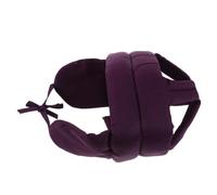 iplusmile Soft Protective Helmet for Elderly Adults with Convenient Closure and Impact Protection, Purple Cotton Fabric and Sponge Senior Headgear for Indoor Daily Use