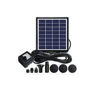 iplusmile Solar Floating Fountain Pump for Garden Outdoor Landscape Fish Tank Water Circulation Oxygenation Solar Powered Miniature Pool Aerobic Water Feature Black