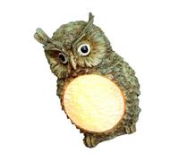 iplusmile Solar Resin Owl Garden Light Outdoor LED Lawn Statue Solar-Powered Yard Decor for Patio and Garden Landscape