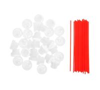 iplusmile Spray Paint Trigger Nozzle Set 30 Plastic Pieces for Aerosol and Airless Spray Cans with Leak Repair Capability for Home and Garden Applications