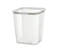 iplusmile Square Pet Trash Can with White Pressed Rim, Small Household Waste Bin for Office and Home Storage, Rubbish Container Suitable for Desk and Bathroom Use