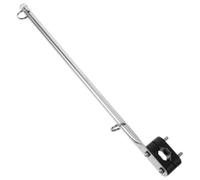 iplusmile Stainless Steel Boat Flag Support Rod for Marine Yachts, Water-resistant and Well Polished Small Flagpole Fitting Suitable for 7/8" to 1 1/4" Tubes, for Outdoor Places
