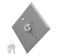 iplusmile Stainless Steel Door Access Control Button Switch, Emergency Control Button Switch, Silver, Weatherproof, for Industrial and Commercial Environments