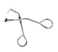 iplusmile Stainless Steel Eyelash Curler Lightweight Portable Eyelash Curling Tool with Curved Design for Various Eye Shapes Comfortable Grip for Easy and Safe Lash Styling Silver