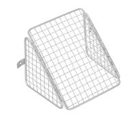 iplusmile Stainless Steel Gutter Downspout Screen with Removable Construction and Universal Fit, Outdoor Floor Drain Cover Mesh to Prevent Leaves and Debris, Size 18x15x9cm