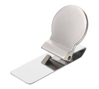 iplusmile Stainless Steel Money Clip Portable Cash Holder Multi Function Clip for Banknotes Checks Credit Cards Outdoor Use Stylish Wallet Alternative