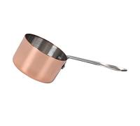 iplusmile Stainless Steel Steak Sauce Cup with Long Handle Half Cup Condiment Container for Kitchen Barbecue Picnic Party Suitable for Family and Restaurant Use