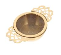 iplusmile Stainless Steel Tea Strainer with Double Handle Design, High Temperature Resistance Metal Mesh Filter, Efficiently Filters Out Tea Dregs, for Home and Office Use