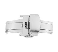 iplusmile Stainless Steel Watch Band Buckle Replacement Clasp with Double Push Button for Easy Storage, Lightweight and Sturdy Watch Strap Accessory for Everyday Use