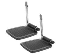 iplusmile Sturdy Wheelchair Legrest Elevating Footrest Pair with Thickened Durable Pedals for Elderly Disabled Patients Easy Install Replacement for All Wheelchair Brands Random Color