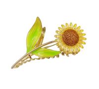 iplusmile Sunflower Hairpin Cute Claw Clip Decorative Hair Clips for Women Flower Hair Accessories Metal Material for Festival Occasion
