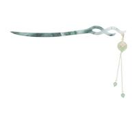 iplusmile Tassel Hairpin Chinese Style and Ancient Style Themed Parties with Green Plastic Material and Secure Design, Elegant Hair Accessory for Women for Special Occasions
