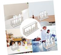 iplusmile Test Tube Rack Holder for Laboratory and Aquarium Water Quality Testing, Portable Plastic Test Tube Stand Organizer Suitable for School and Scientific Use