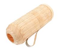 iplusmile Thermal Water Bottle Bamboo Woven Cover Natural Bamboo Sleeve for Hot Water Bottles Retro Style Insulation Case with Burr Surface Easy to Use and Decorative Home Accessory Gift