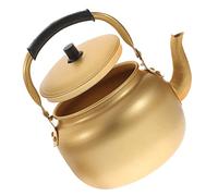 iplusmile Thick Aluminum Water Kettle Small Handheld Boiler for Gas Stove Scalding Handle Practical Tea Pot for Home Brewing Hot Drinks