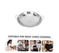 iplusmile Thickened Stainless Steel Dry Pot Non Stick Cooking Pan for Household and Commercial Use Portable Lightweight Alcohol Cooking Pot for Home and Restaurant Housewarming Gift