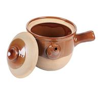 iplusmile Traditional Chinese Medicine Pottery Clay Stew Pot High Temperature Resistant Medicine Boiling Pot for Open Flame Cooking Non Stick Ceramic