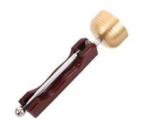 iplusmile Traditional Copper Prayer Bell with Ergonomic Handle for Temple and Home Rituals Expandable Chinese Musical Instrument for Meditation and Spiritual Cleansing