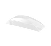 iplusmile Transparent Acrylic Invisible Handle for Glass Doors and Display Cabinets Ergonomic Curved Flush Pull Handle with Solid Construction Seamless Integration for Modern Interiors