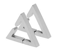 iplusmile Triangle Hoop Earrings for Women Lightweight Titanium Steel Ear Crawler Earrings with Minimalist Geometric Design, for Everyday Wear and Weddings