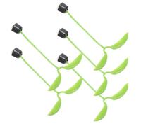 iplusmile Universal 5Pcs Bean Sprout Stickers with Adhesive for Electric Scooter Rearview Mirror and Car Exterior Decoration