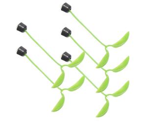iplusmile Universal 5Pcs Bean Sprout Stickers with Adhesive for Electric Scooter Rearview Mirror and Car Exterior Decoration