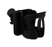 iplusmile Universal Microphone Stand Cup Holder Water Bottle Cage, Compatible Music Stand Bottle Holder in Matte Black, Suitable for Instruments and Stage Use Random Style