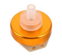 iplusmile Universal Silicone Hearing Aid Ear Tips, Easy to Maintain and Sound Transmission, Golden Plastic and Silicone Vented Domes for Hearing Aid Receiver Head Replacement