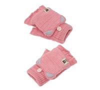 iplusmile USB Heated Half Finger Gloves Soft Knitted Thermal Hand Warmers with Simulation Cotton for Winter Outdoor Indoor Use Flexible Fit for Typing and Skiing
