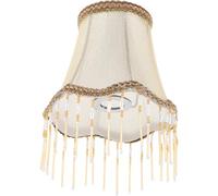 iplusmile Victorian Tassel Lamp Shade Vintage Cloth Cover for E14 Pendant Table Floor Lamps