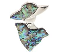 iplusmile Vintage Alloy Seashell Lady Brooch Pin for Women, Large Decorative Suit Lapel Pin, Embroidered Clothes Accessory for Weddings and Gatherings