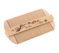 iplusmile Vintage Bamboo Double Sided Comb and Pets with Ultra Fine Teeth for Thoroughly Cleaning the Scalp and Dandruff Removal, Beige Colour, for Cats and Scalps